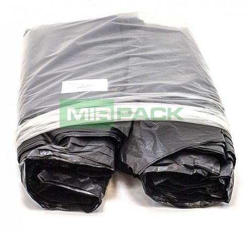 Мешки для мусора 180 л, 70 мкм, ПВД, 100 шт. черные, 2х слойные - Вид 5